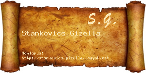 Stankovics Gizella névjegykártya